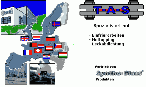 Einfrierarbeiten Hottapping Rohrfrosten Rohrfrostung Rohrvereisung