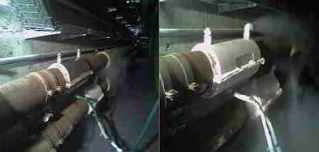 Rohreinfrierung Rohrfrostung einer Leitung DN 250 rohrgefrierung